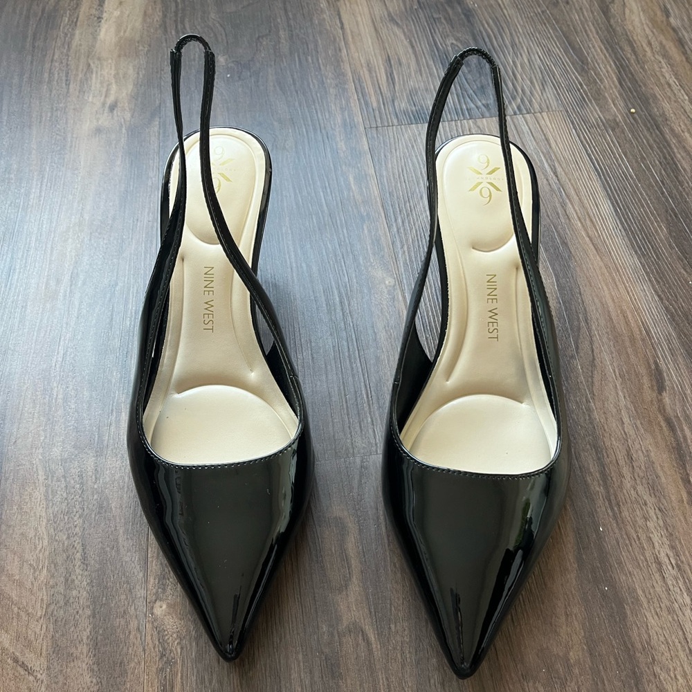NINE WEST sling back pumps - Picture 3 of 7